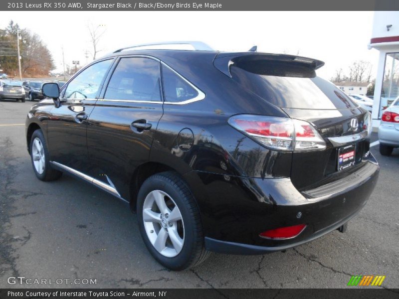 Stargazer Black / Black/Ebony Birds Eye Maple 2013 Lexus RX 350 AWD