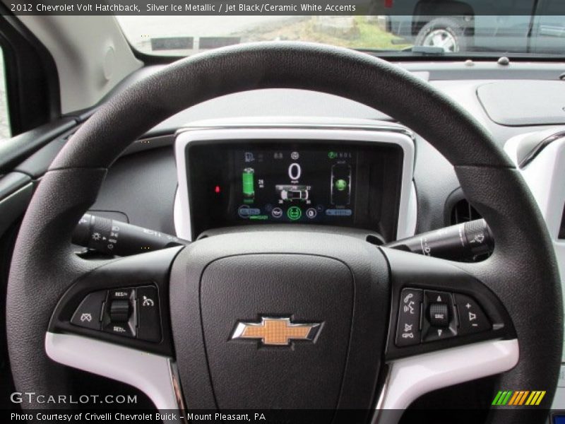 Silver Ice Metallic / Jet Black/Ceramic White Accents 2012 Chevrolet Volt Hatchback