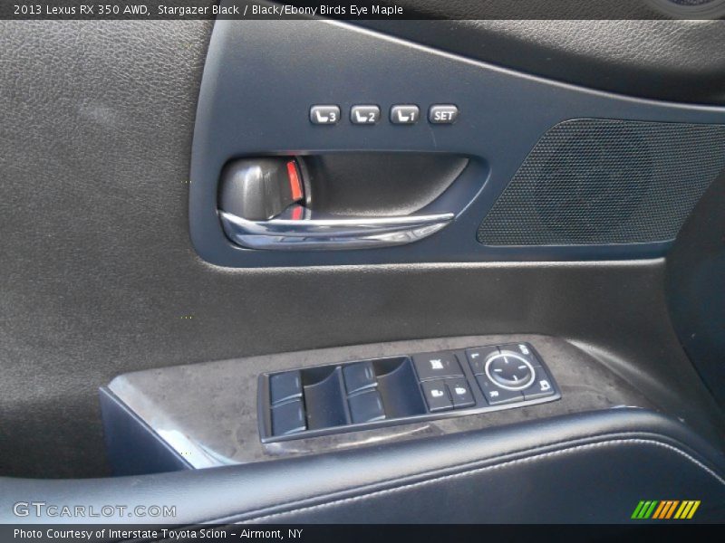 Stargazer Black / Black/Ebony Birds Eye Maple 2013 Lexus RX 350 AWD