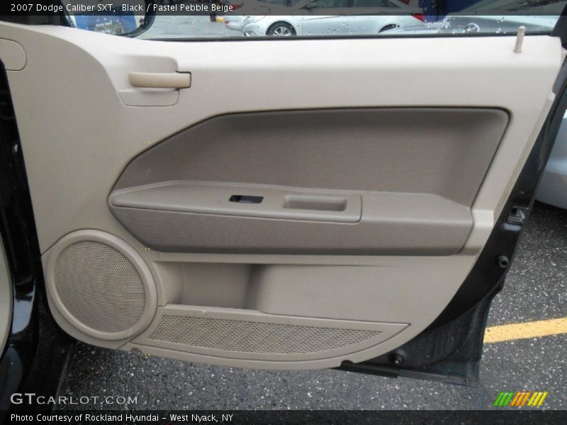 Black / Pastel Pebble Beige 2007 Dodge Caliber SXT