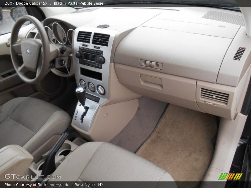 Black / Pastel Pebble Beige 2007 Dodge Caliber SXT