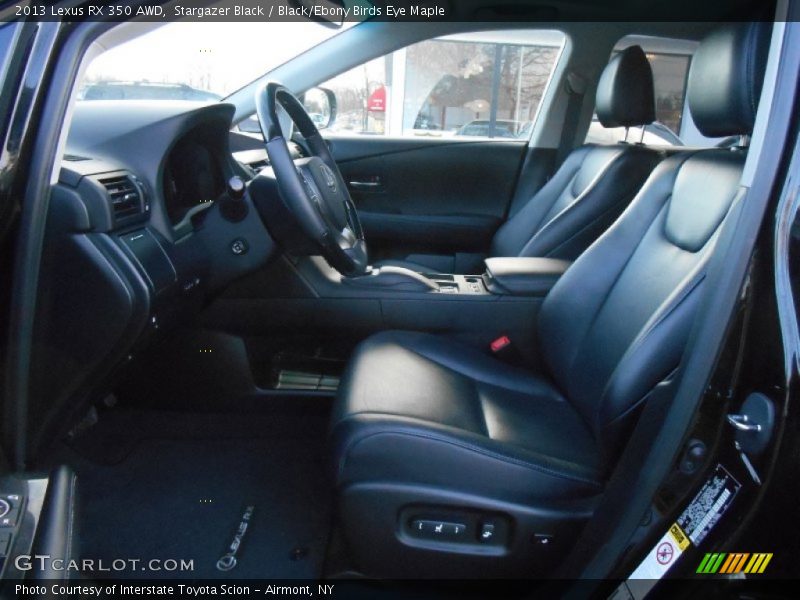 Stargazer Black / Black/Ebony Birds Eye Maple 2013 Lexus RX 350 AWD