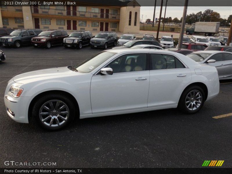 Bright White / Black 2013 Chrysler 300 C