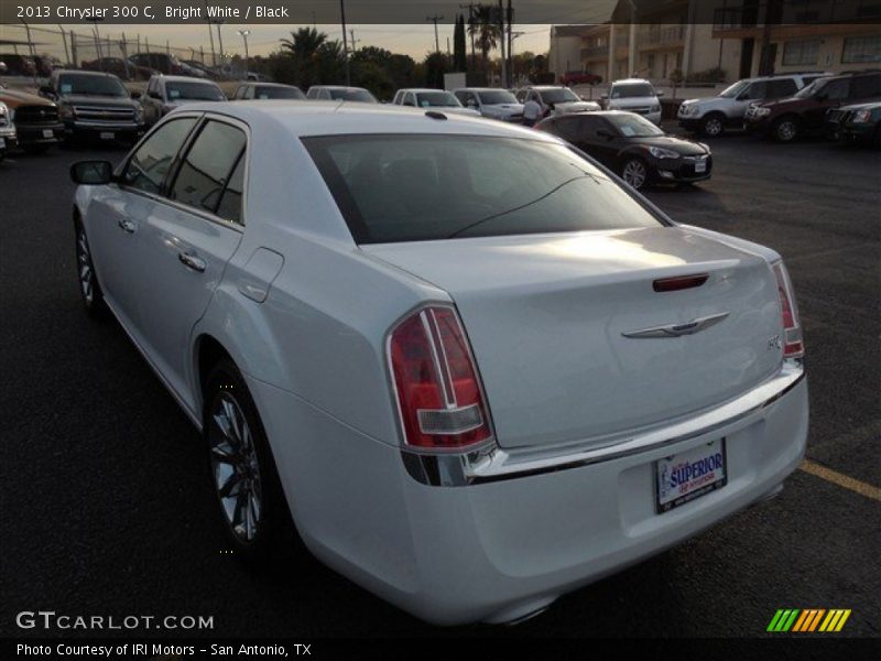 Bright White / Black 2013 Chrysler 300 C