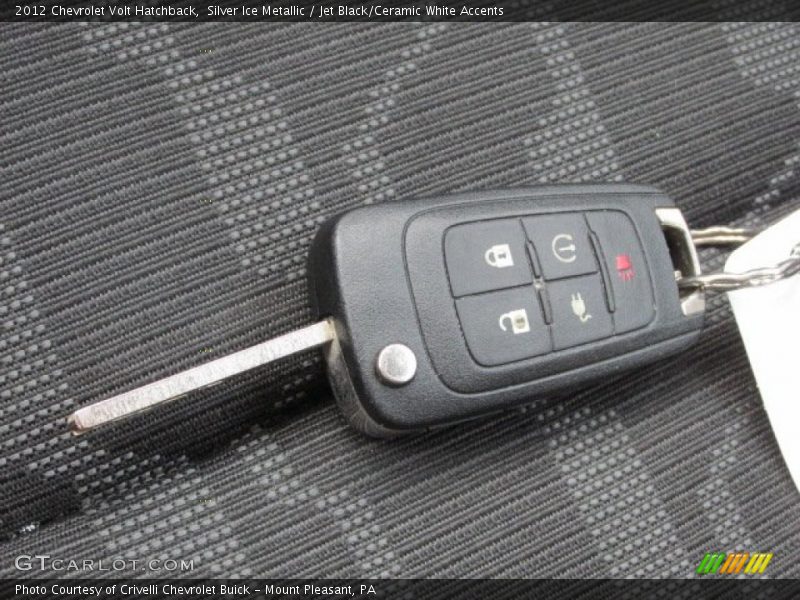 Silver Ice Metallic / Jet Black/Ceramic White Accents 2012 Chevrolet Volt Hatchback