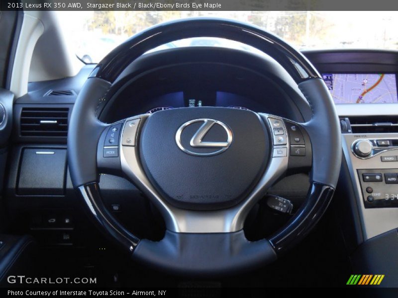 Stargazer Black / Black/Ebony Birds Eye Maple 2013 Lexus RX 350 AWD