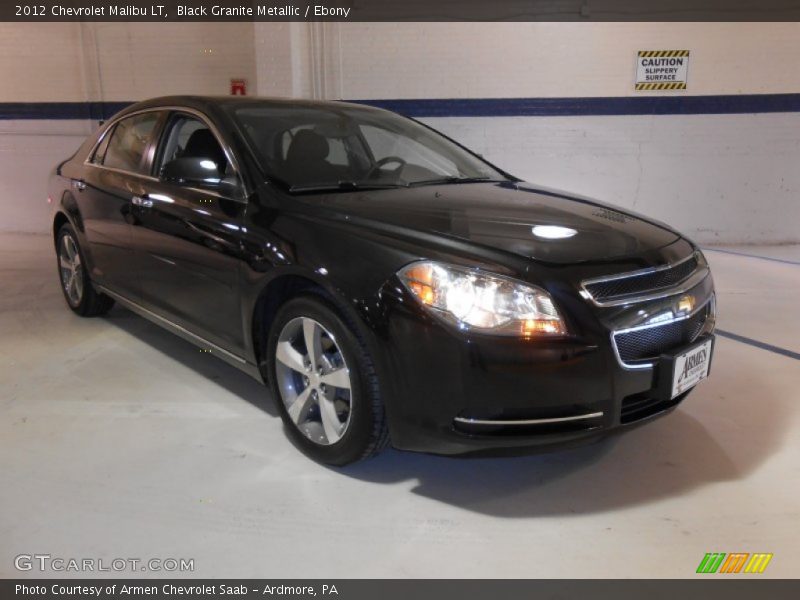 Black Granite Metallic / Ebony 2012 Chevrolet Malibu LT