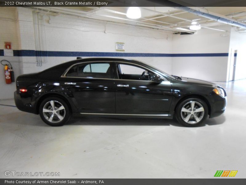 Black Granite Metallic / Ebony 2012 Chevrolet Malibu LT