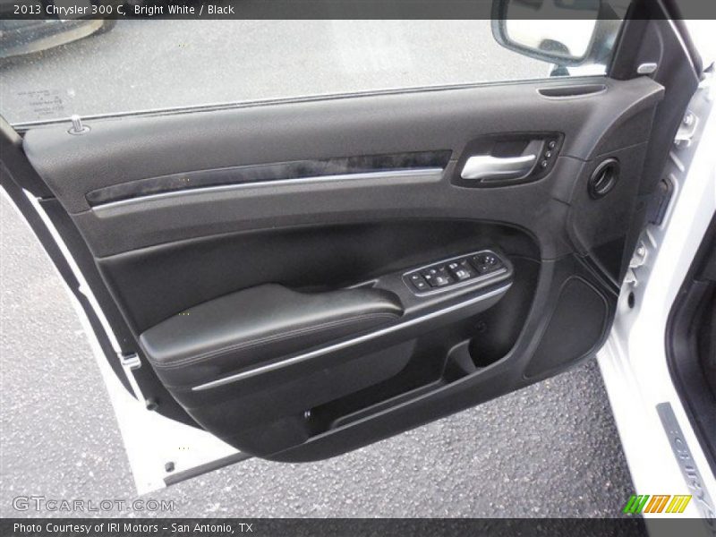 Bright White / Black 2013 Chrysler 300 C