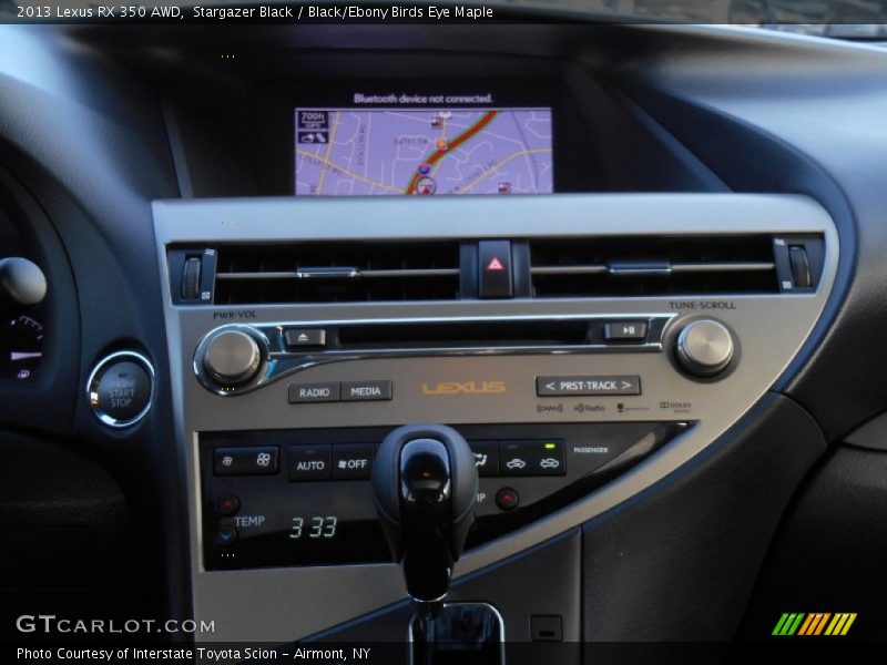 Stargazer Black / Black/Ebony Birds Eye Maple 2013 Lexus RX 350 AWD