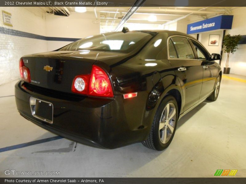 Black Granite Metallic / Ebony 2012 Chevrolet Malibu LT