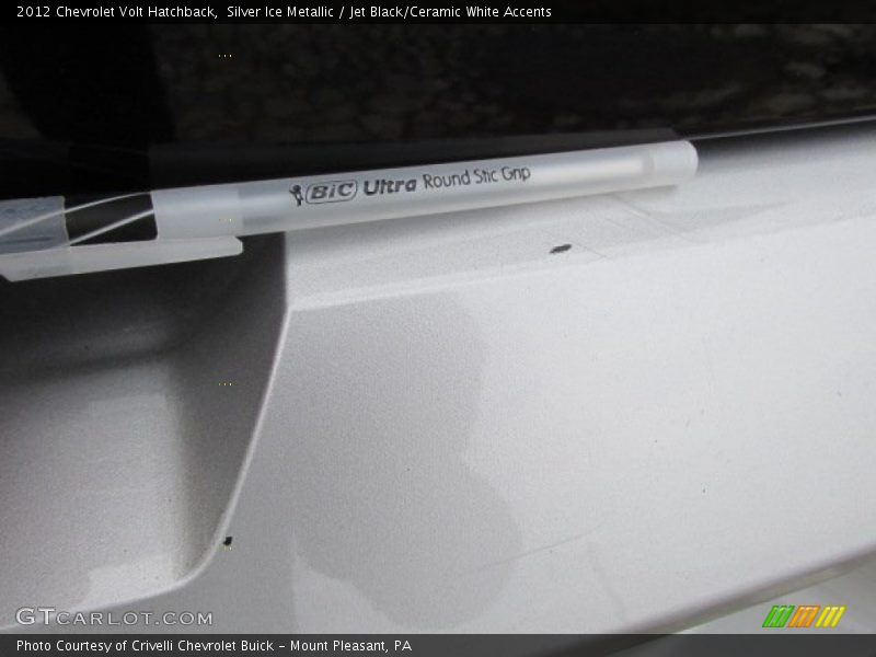 Silver Ice Metallic / Jet Black/Ceramic White Accents 2012 Chevrolet Volt Hatchback