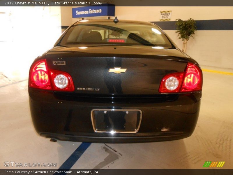Black Granite Metallic / Ebony 2012 Chevrolet Malibu LT