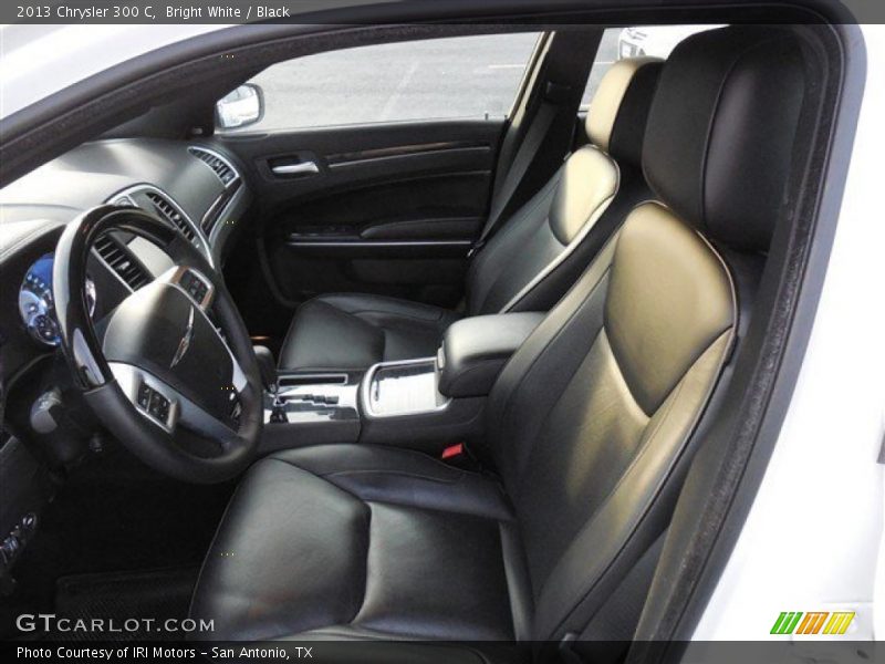 Bright White / Black 2013 Chrysler 300 C