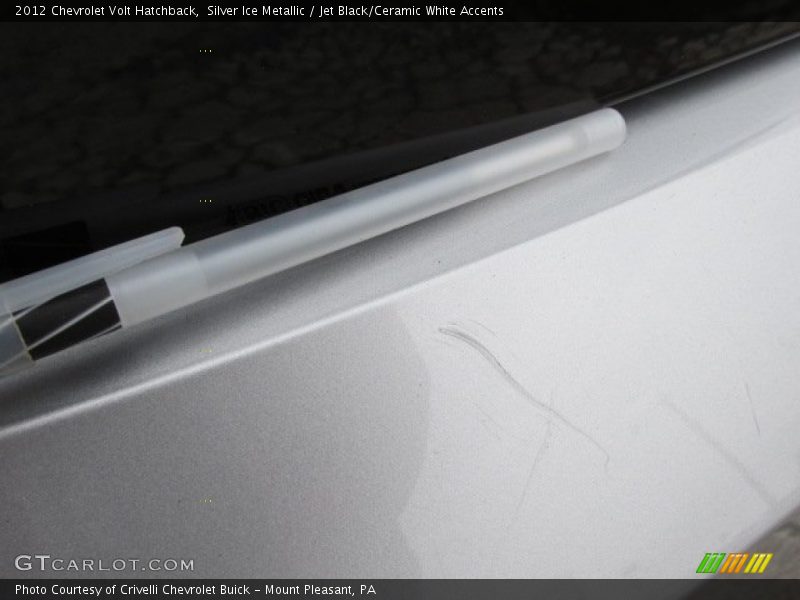 Silver Ice Metallic / Jet Black/Ceramic White Accents 2012 Chevrolet Volt Hatchback