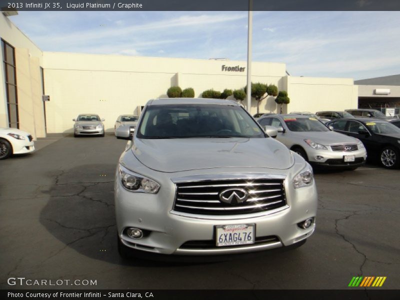 Liquid Platinum / Graphite 2013 Infiniti JX 35