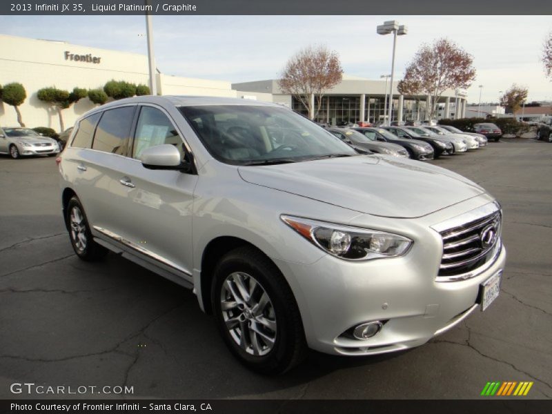 Liquid Platinum / Graphite 2013 Infiniti JX 35
