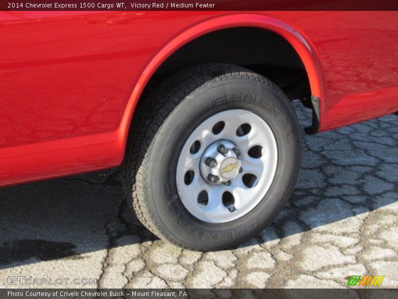 Victory Red / Medium Pewter 2014 Chevrolet Express 1500 Cargo WT