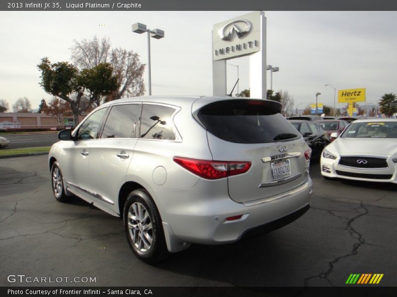 Liquid Platinum / Graphite 2013 Infiniti JX 35