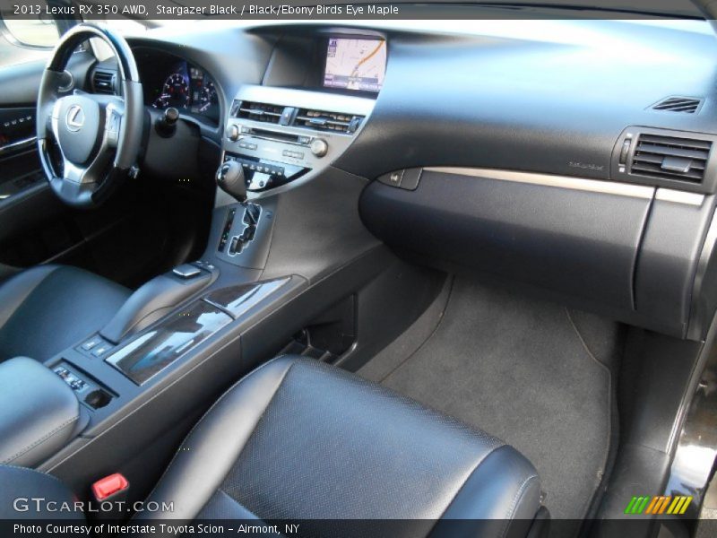 Stargazer Black / Black/Ebony Birds Eye Maple 2013 Lexus RX 350 AWD