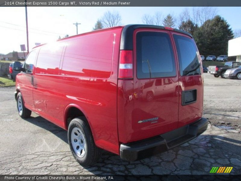 Victory Red / Medium Pewter 2014 Chevrolet Express 1500 Cargo WT