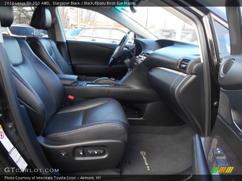 Stargazer Black / Black/Ebony Birds Eye Maple 2013 Lexus RX 350 AWD