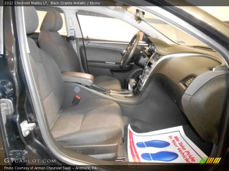 Black Granite Metallic / Ebony 2012 Chevrolet Malibu LT