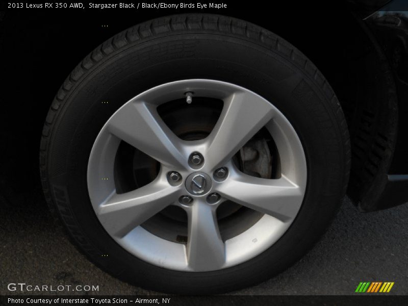 Stargazer Black / Black/Ebony Birds Eye Maple 2013 Lexus RX 350 AWD