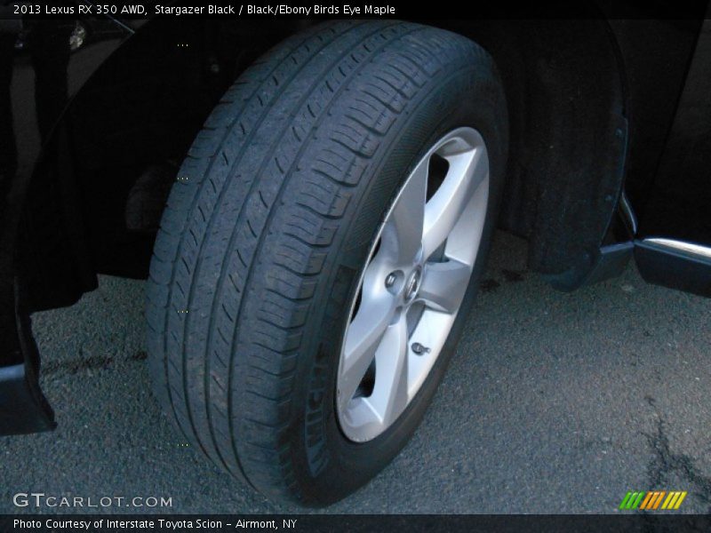 Stargazer Black / Black/Ebony Birds Eye Maple 2013 Lexus RX 350 AWD