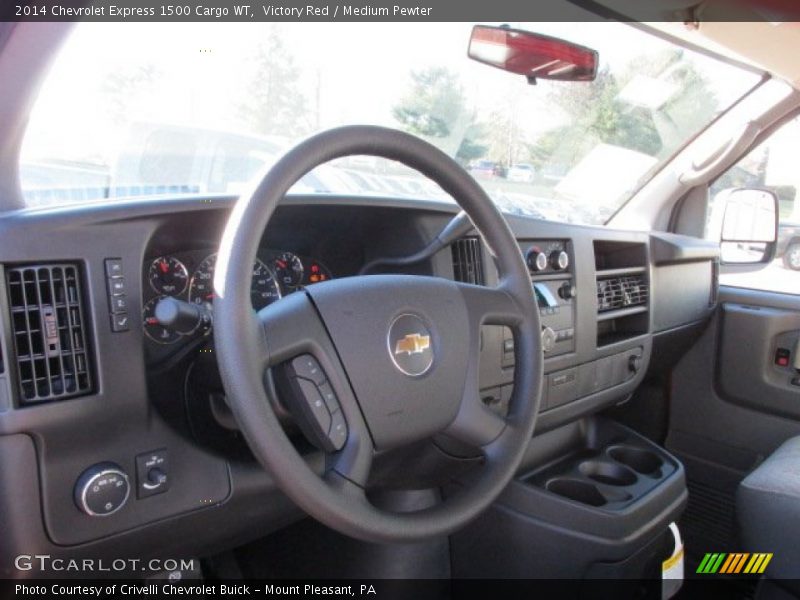 Victory Red / Medium Pewter 2014 Chevrolet Express 1500 Cargo WT