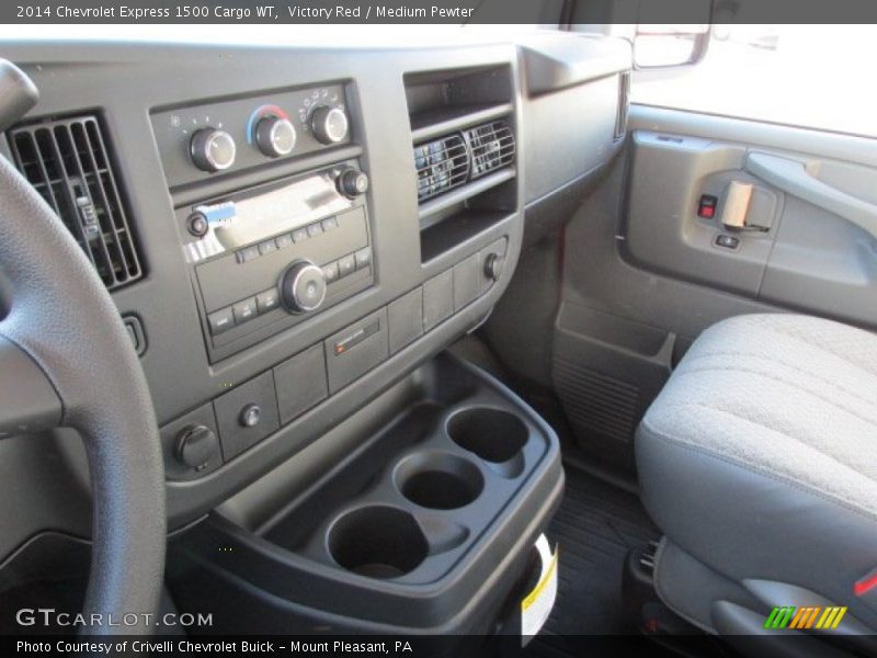 Victory Red / Medium Pewter 2014 Chevrolet Express 1500 Cargo WT