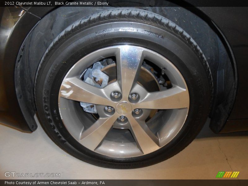 Black Granite Metallic / Ebony 2012 Chevrolet Malibu LT