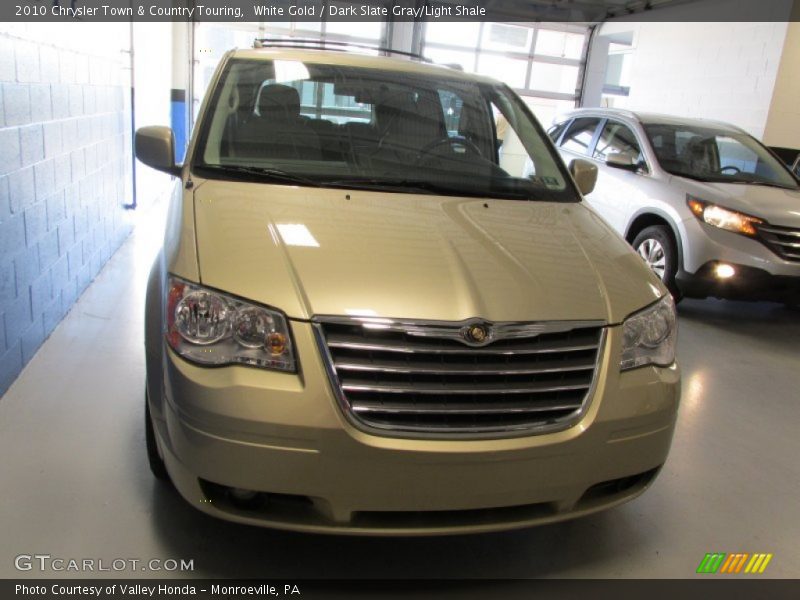 White Gold / Dark Slate Gray/Light Shale 2010 Chrysler Town & Country Touring