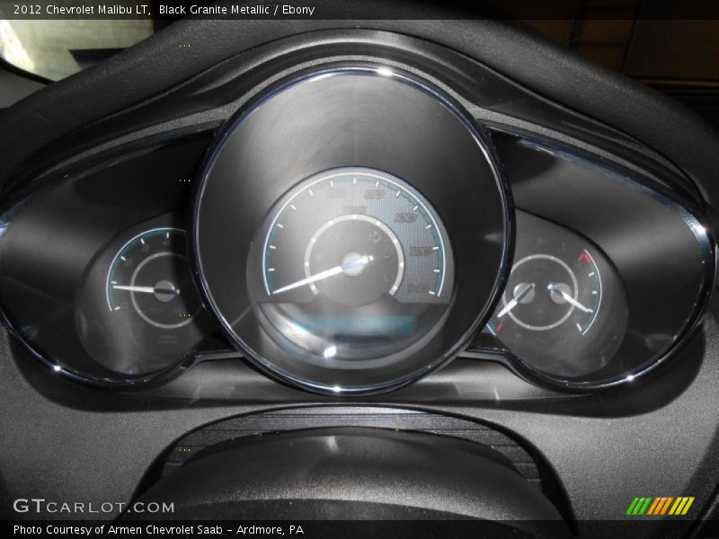 Black Granite Metallic / Ebony 2012 Chevrolet Malibu LT