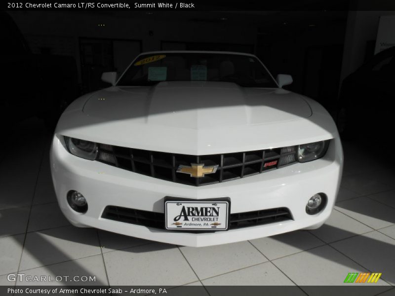 Summit White / Black 2012 Chevrolet Camaro LT/RS Convertible
