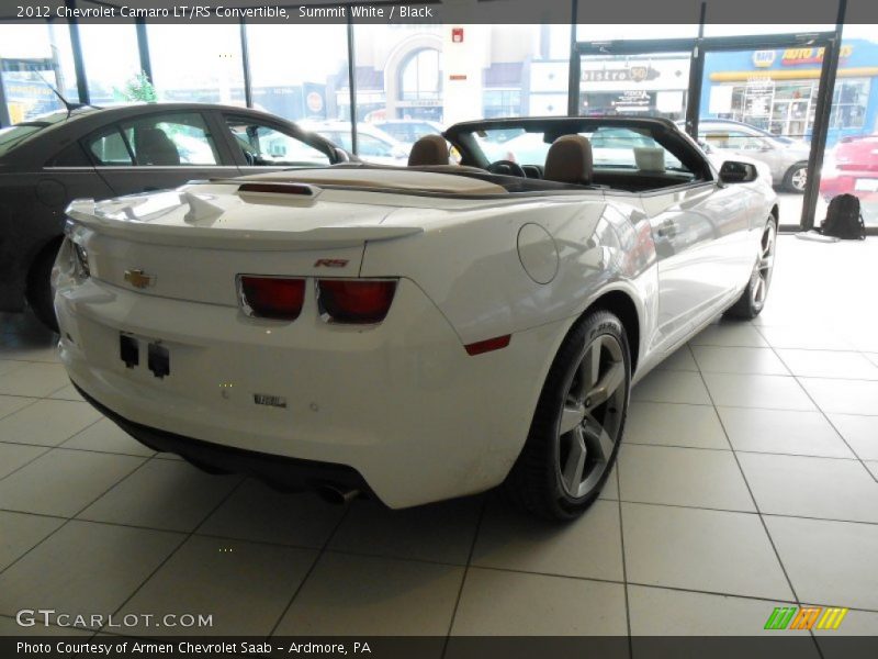 Summit White / Black 2012 Chevrolet Camaro LT/RS Convertible