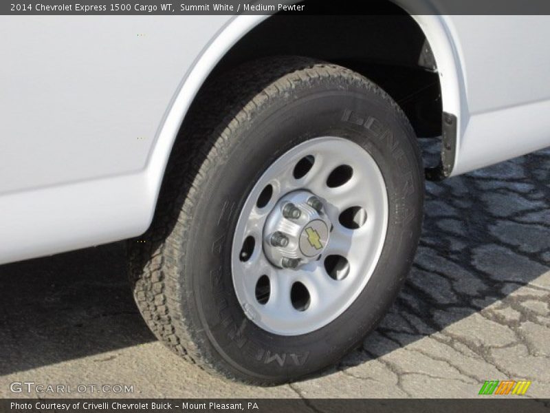 Summit White / Medium Pewter 2014 Chevrolet Express 1500 Cargo WT