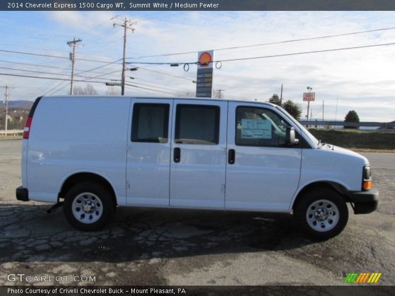 Summit White / Medium Pewter 2014 Chevrolet Express 1500 Cargo WT