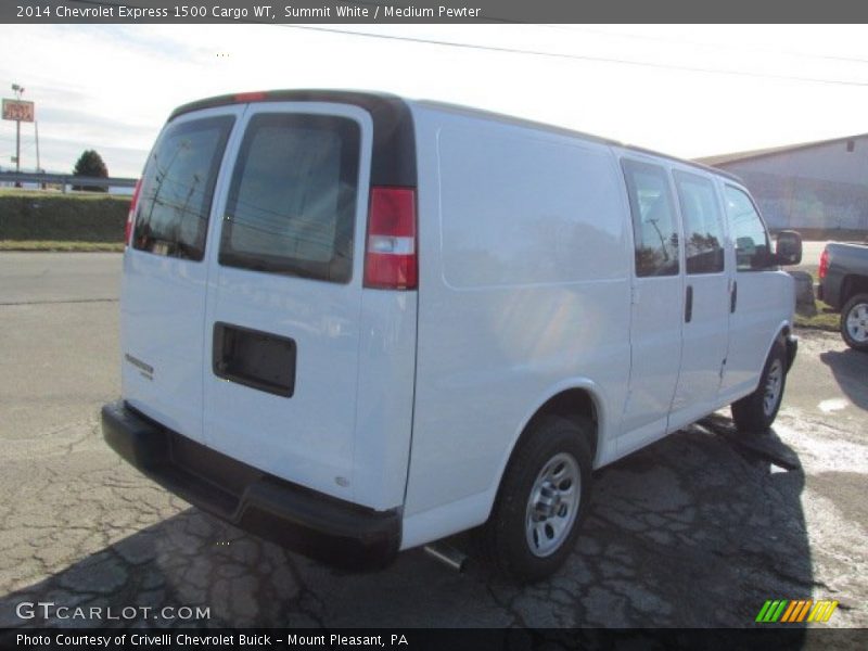 Summit White / Medium Pewter 2014 Chevrolet Express 1500 Cargo WT