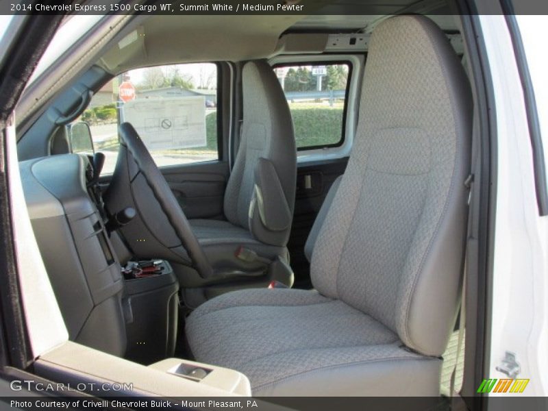 Summit White / Medium Pewter 2014 Chevrolet Express 1500 Cargo WT