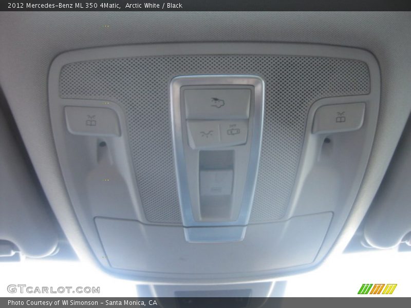 Arctic White / Black 2012 Mercedes-Benz ML 350 4Matic