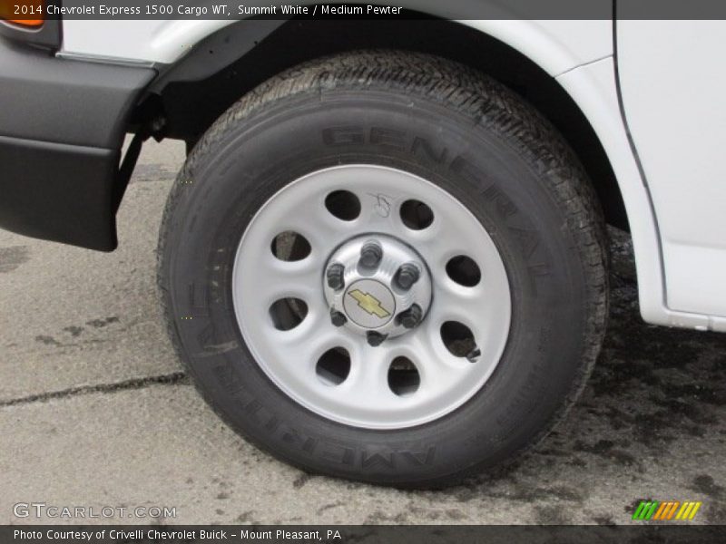Summit White / Medium Pewter 2014 Chevrolet Express 1500 Cargo WT