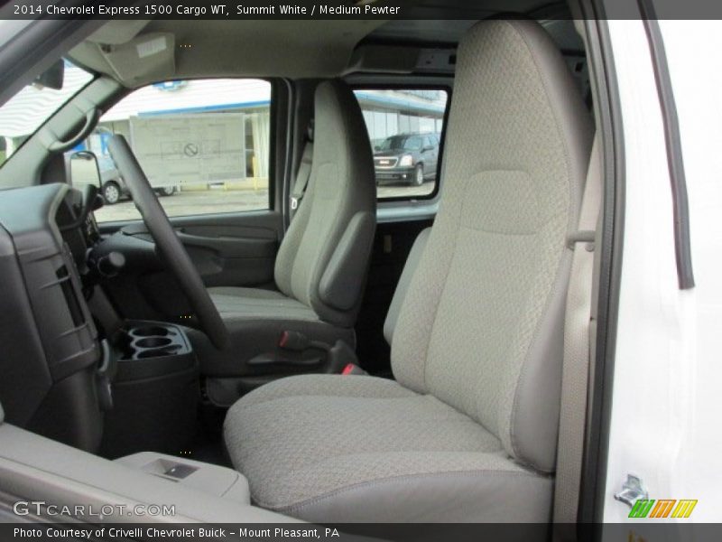 Summit White / Medium Pewter 2014 Chevrolet Express 1500 Cargo WT