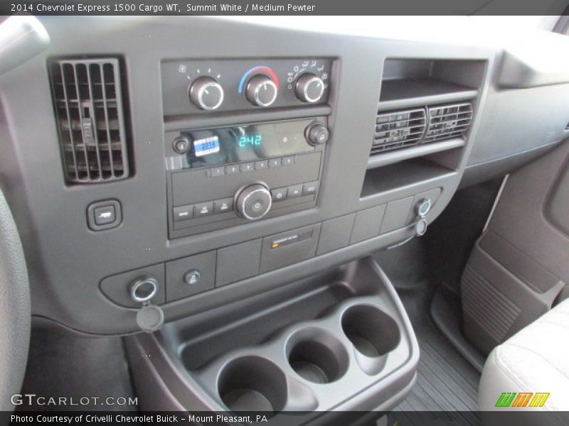Summit White / Medium Pewter 2014 Chevrolet Express 1500 Cargo WT