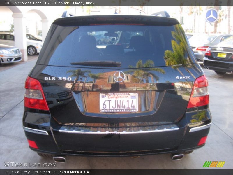 Black / Black 2012 Mercedes-Benz GLK 350 4Matic