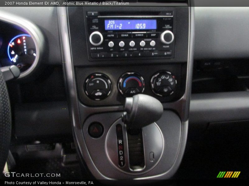 Atomic Blue Metallic / Black/Titanium 2007 Honda Element EX AWD