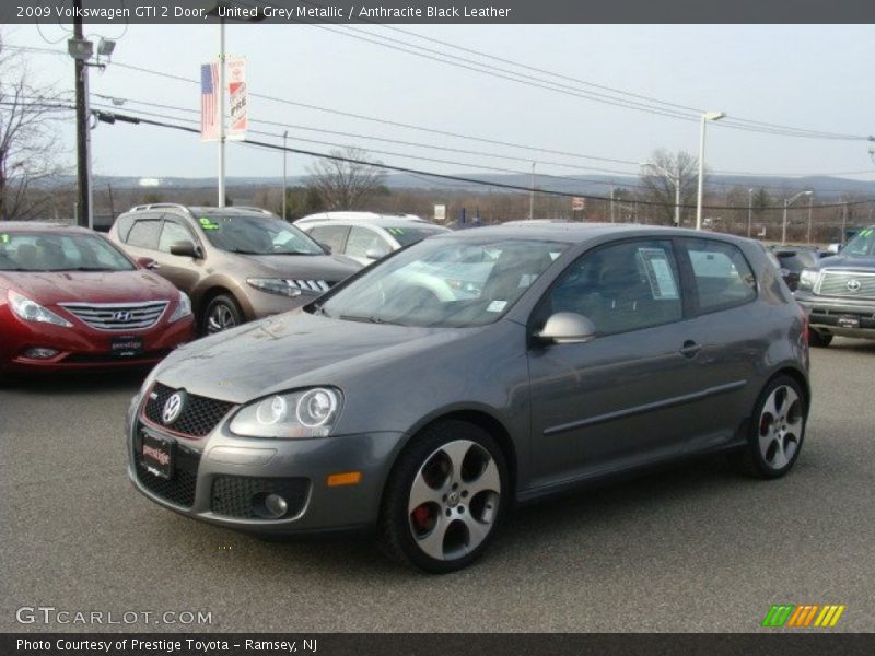 United Grey Metallic / Anthracite Black Leather 2009 Volkswagen GTI 2 Door