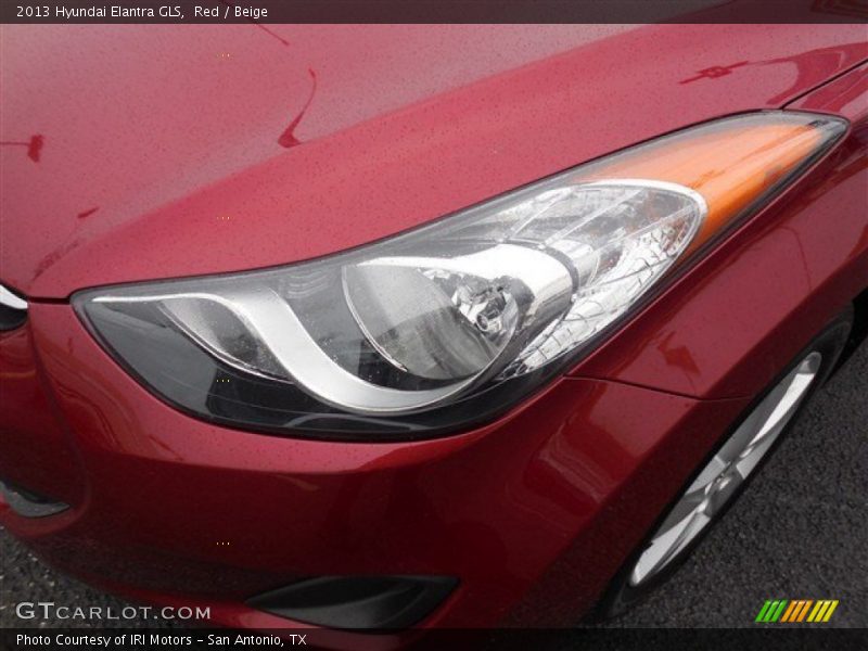 Red / Beige 2013 Hyundai Elantra GLS