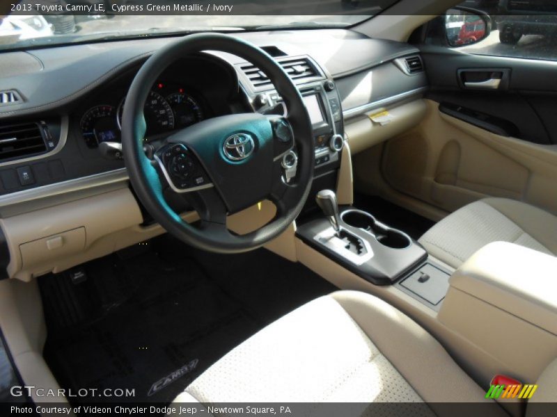 Cypress Green Metallic / Ivory 2013 Toyota Camry LE