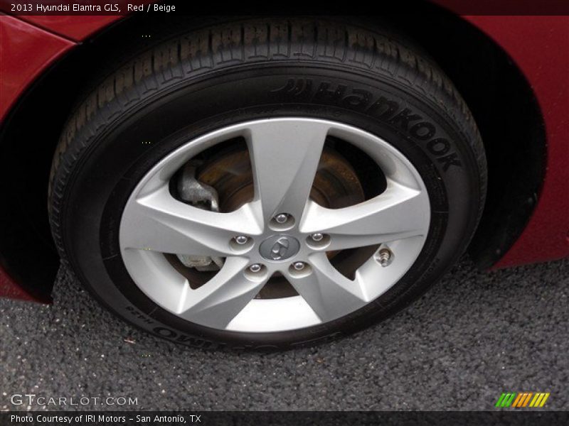 Red / Beige 2013 Hyundai Elantra GLS